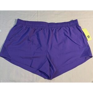 All In Motion Running Shorts In Vibrant Purple - Women's 1X / XL